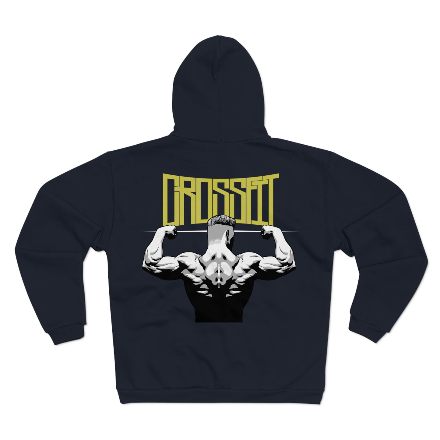 CrossFit Unisex Hooded Zip Sweatshirt - Perfect for Fitness Enthusiasts