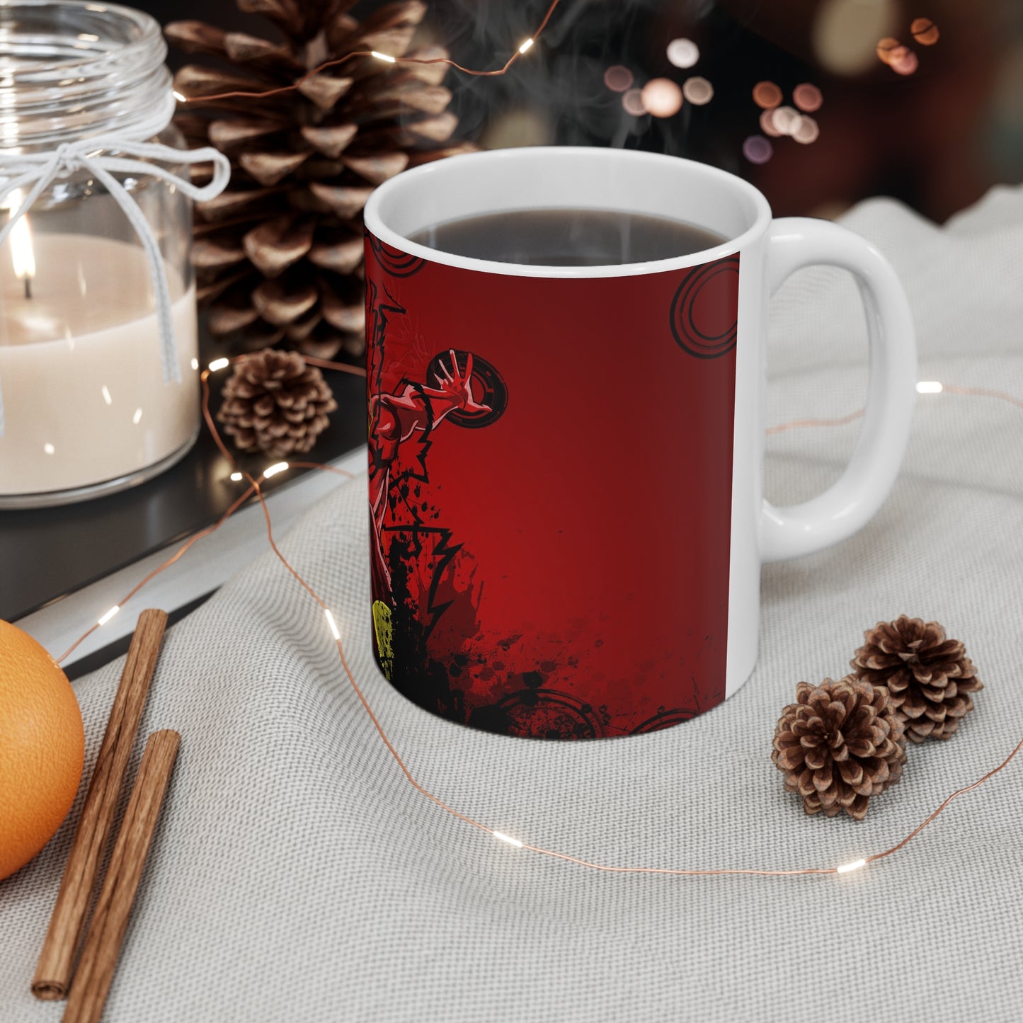 Flash Superhero Ceramic Coffee Mug - 11oz & 15oz