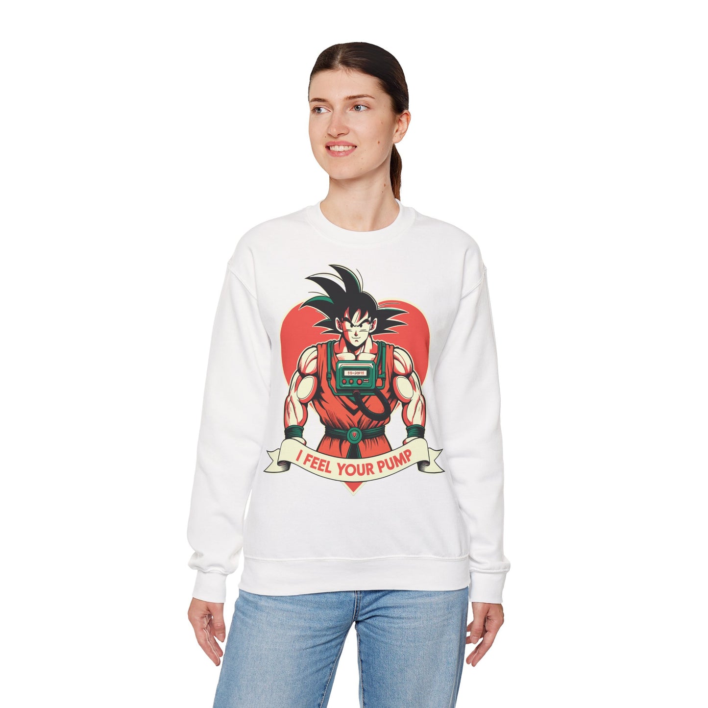 I Feel Your Pump Unisex Crewneck Sweatshirt - Retro Athletic Vibe
