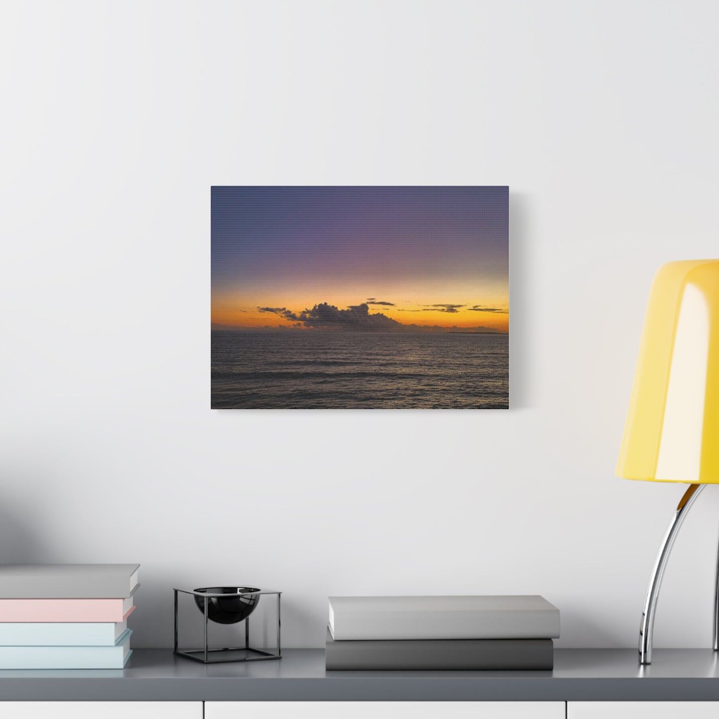 Sunset in Ocean 2 Matte Canvas, Stretched, 1.25"