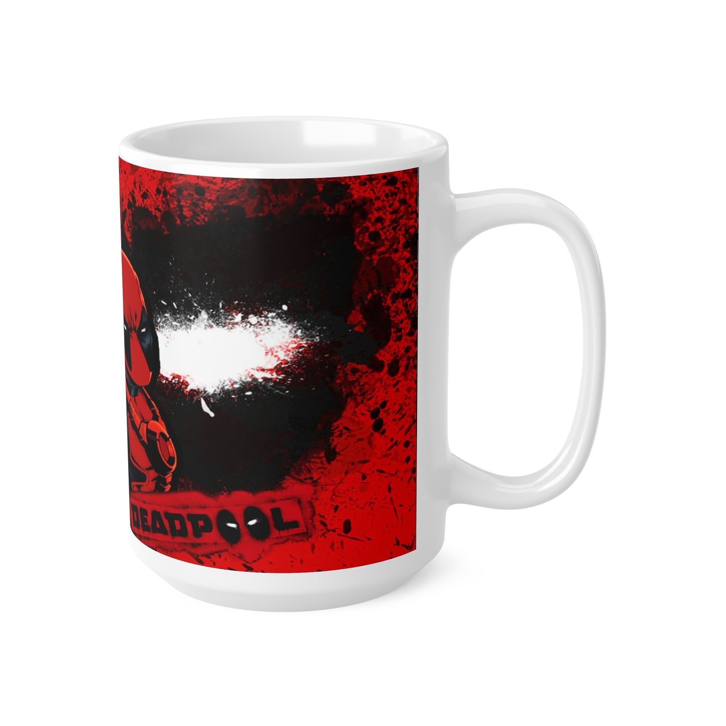 Deadpool-Inspired Ceramic Coffee Mug - 11oz & 15oz | Perfect for Comic Fans & Superhero Lovers