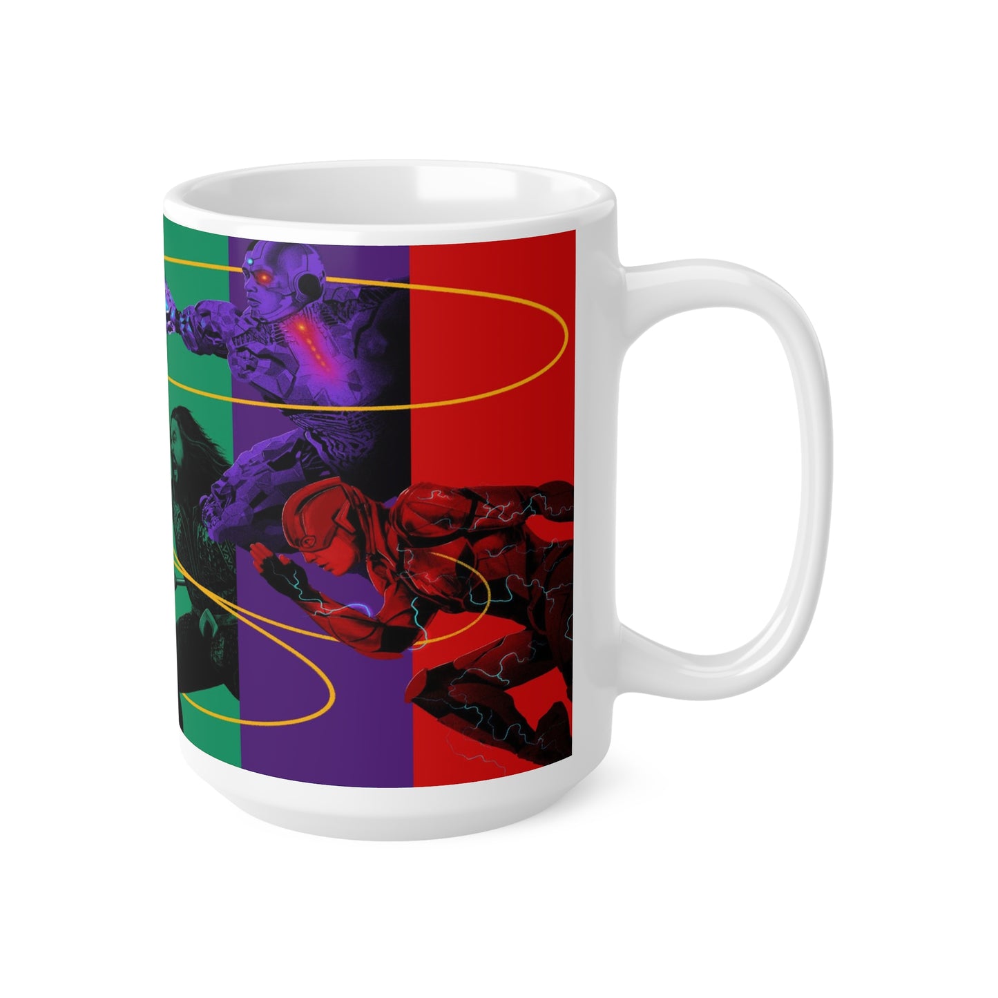 Superhero Ceramic Coffee Mugs - 11oz & 15oz - Perfect Gift for Comic Fans