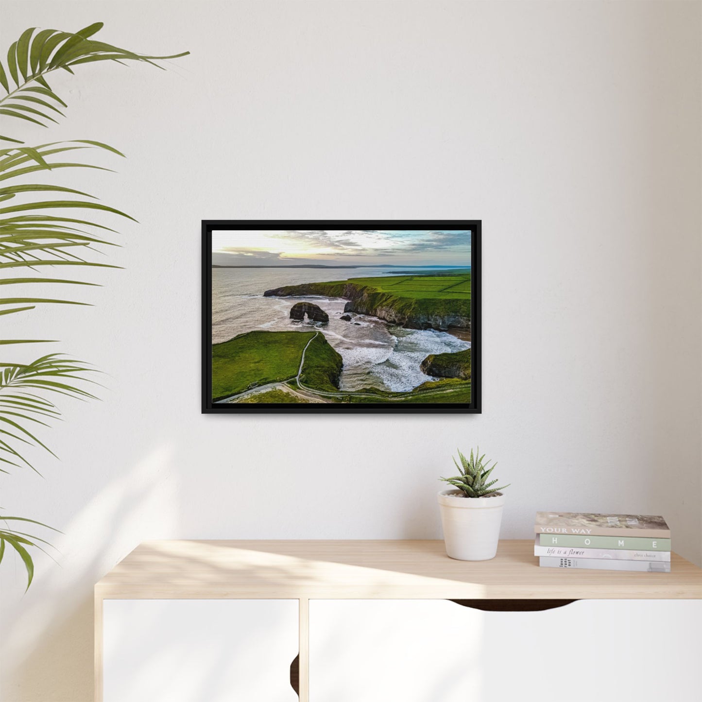 Virgin Rock Matte Canvas, Framed (Multi-color)
