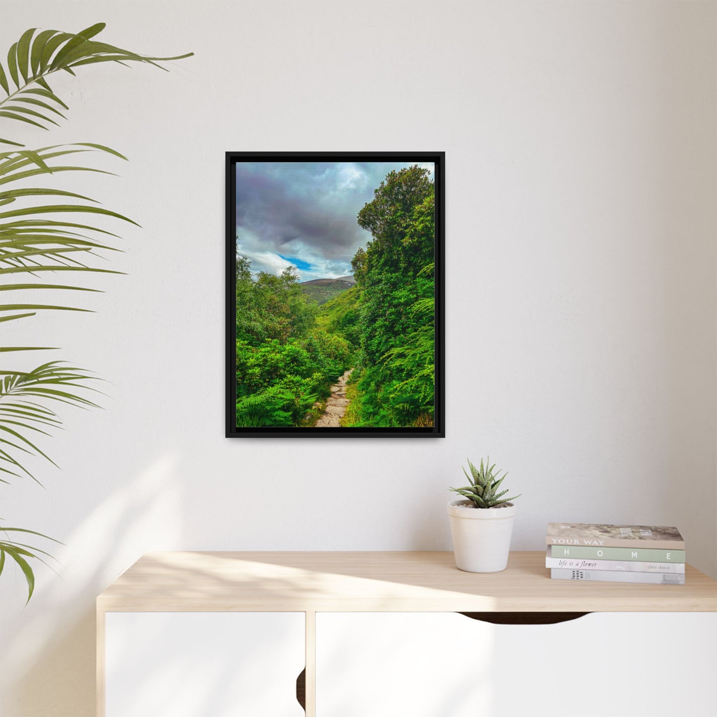 Torc Trail Matte Canvas, Framed (Multi-color)