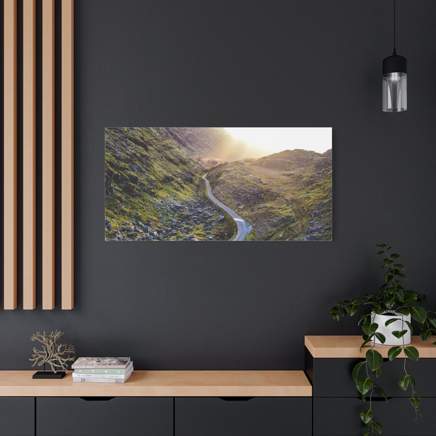 Valley Road Matte Canvas, Stretched, 1.25"
