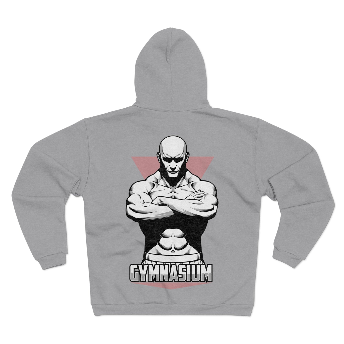 Gym Motivation Unisex Hooded Zip Sweatshirt - Bold Design for Fitness Enthusiasts