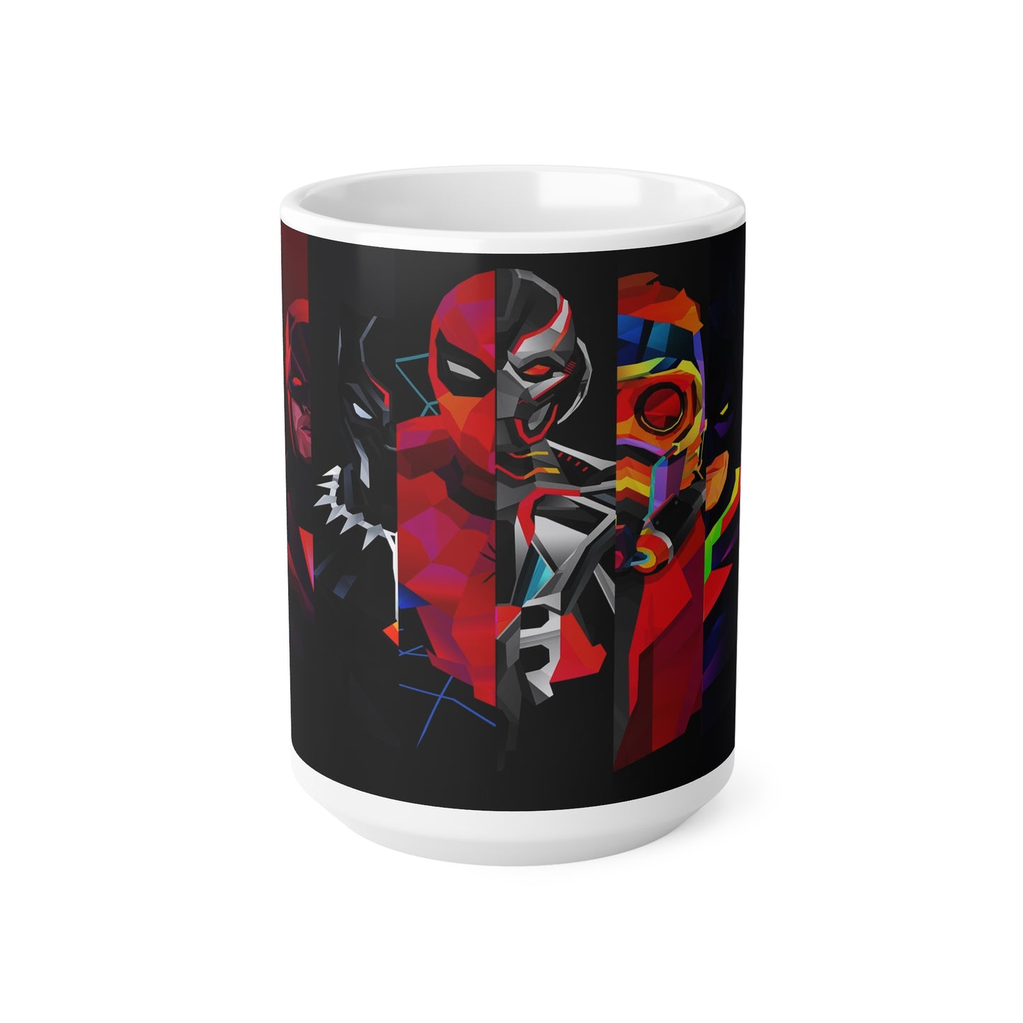 Vibrant Superhero Ceramic Coffee Cups - 11oz & 15oz