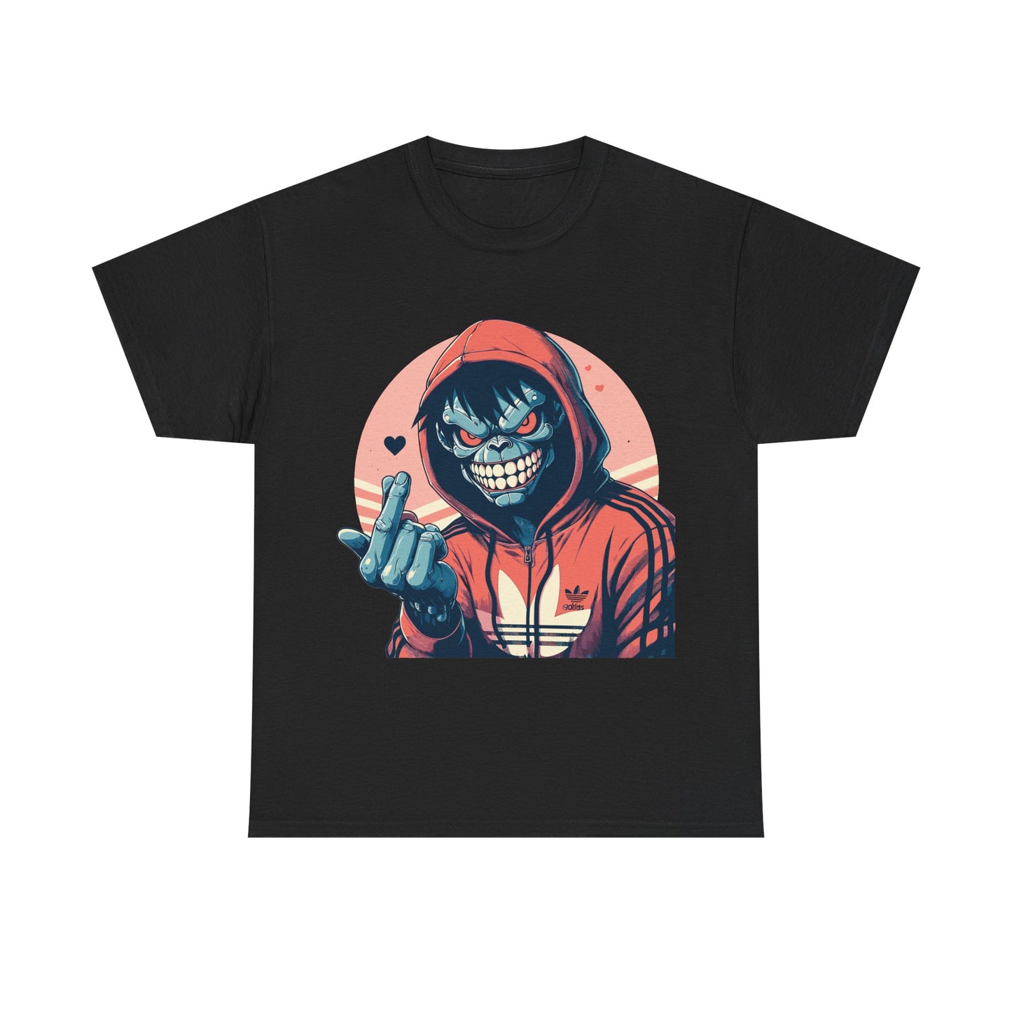 Edgy Graphic Tee for Casual Wear - Unisex Heavy Cotton Tee