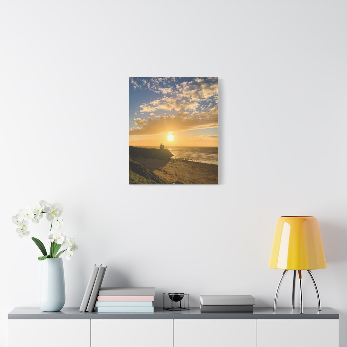 Ballybunion Sunset Castle Matte Canvas, Stretched, 1.25"