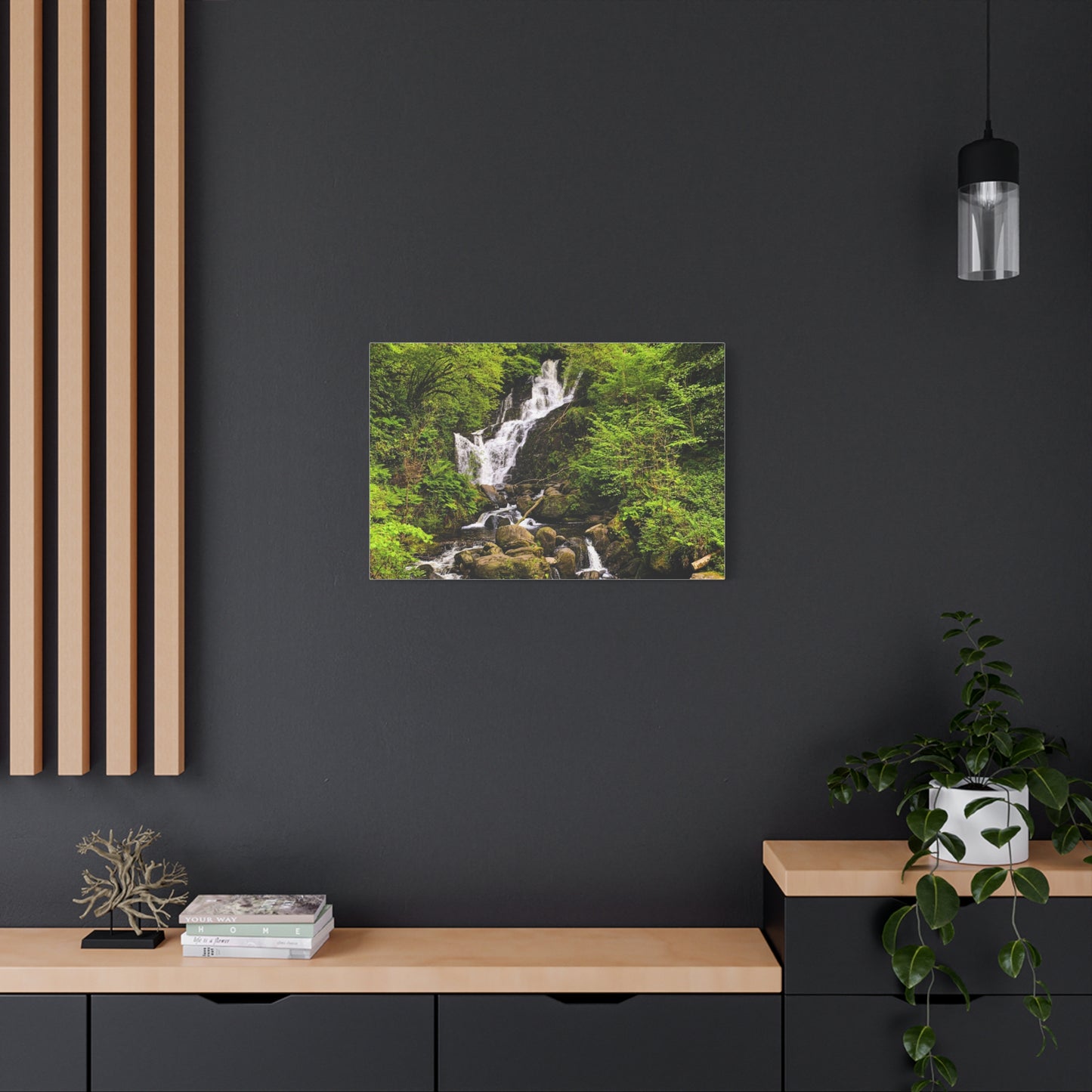 Torc waterfall Matte Canvas, Stretched, 1.25"