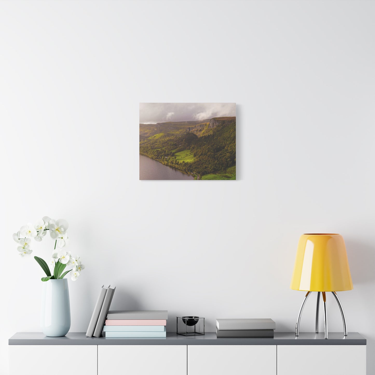 Sruth in Aghadh an Aird or The devil's Chimney Matte Canvas, Stretched, 1.25"