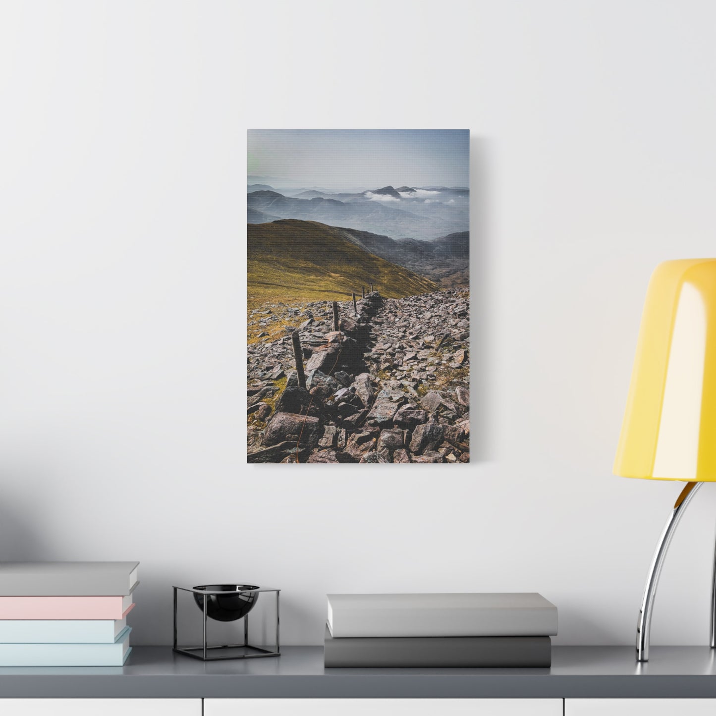 Wall in Mountains Matte Canvas, Stretched, 1.25"