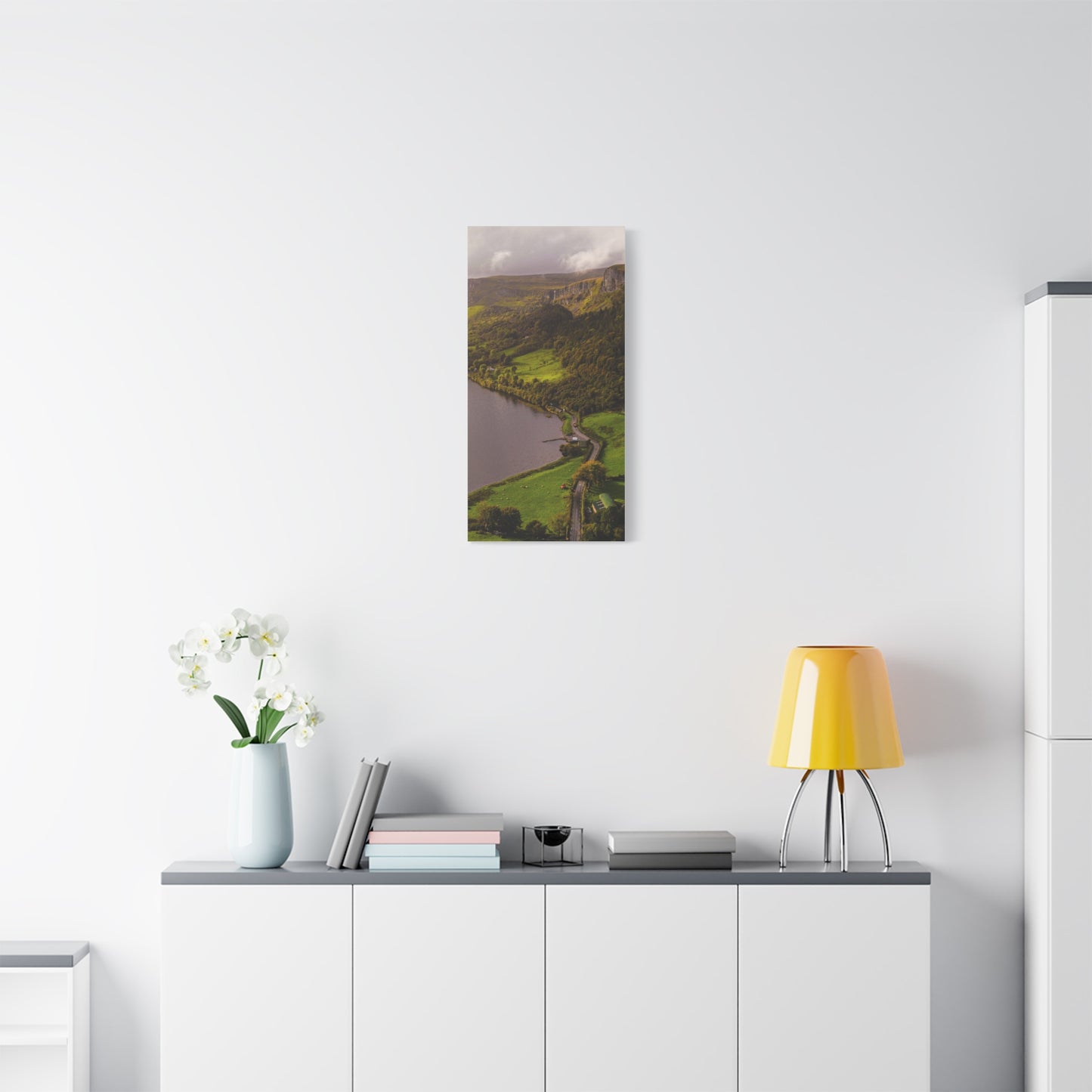 Sruth in Aghadh an Aird or The devil's Chimney Matte Canvas, Stretched, 1.25"