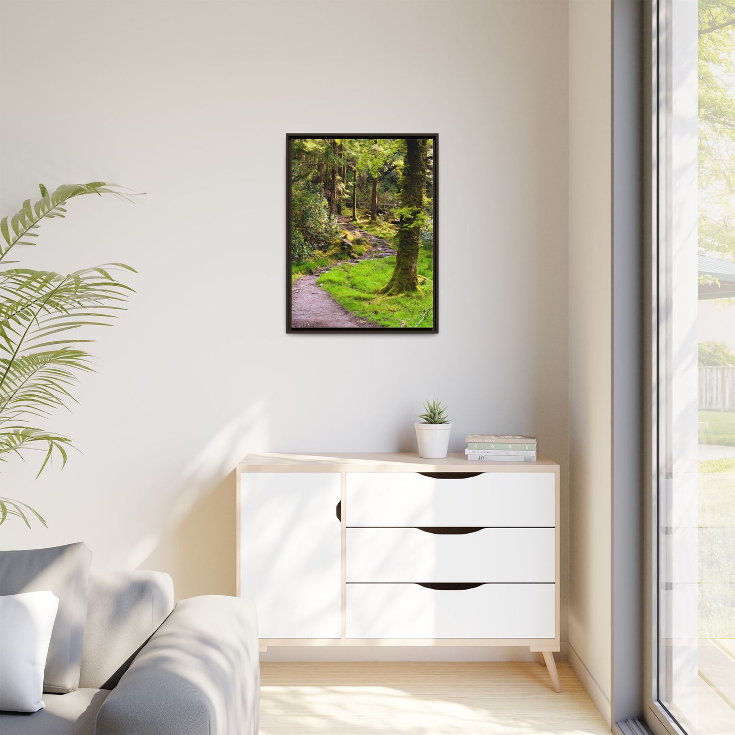 Torc Trail Matte Canvas, Framed (Multi-color)