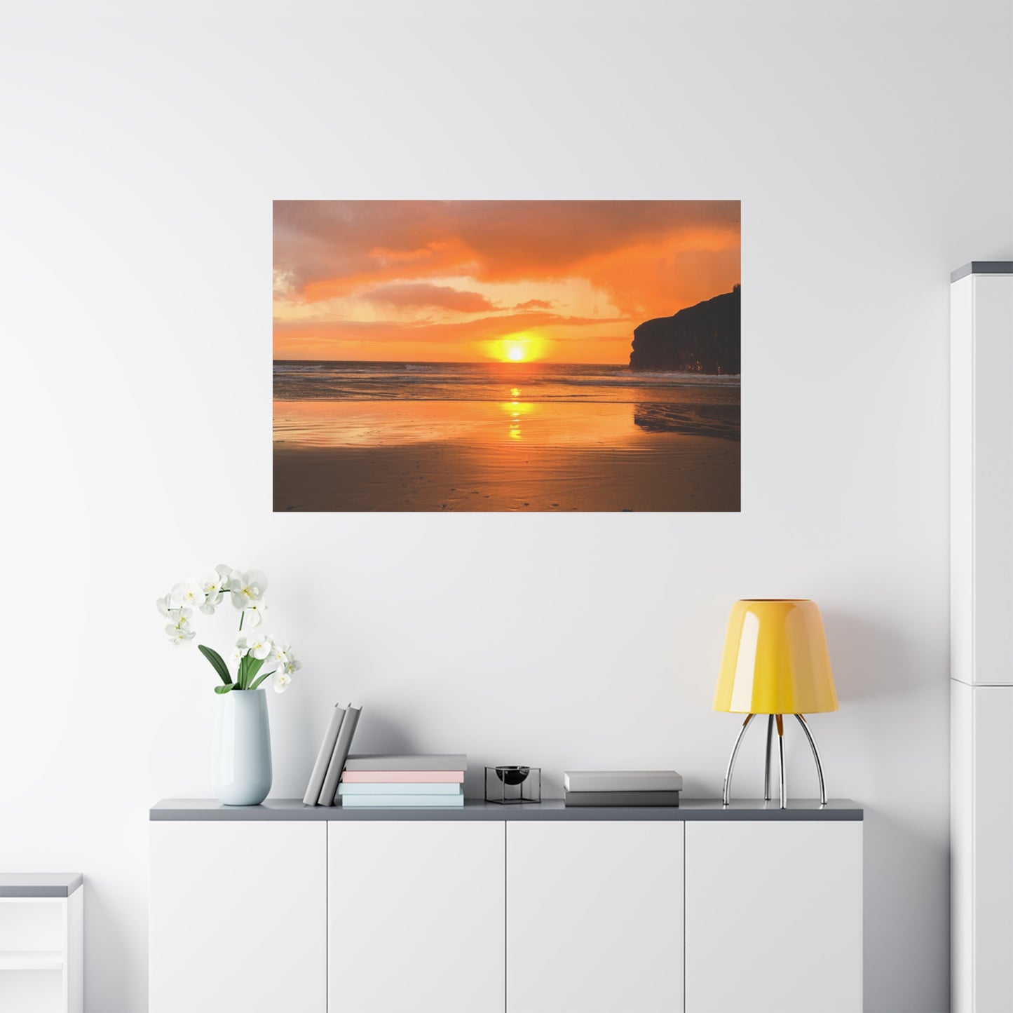 Sunset in Ballybunion Matte Canvas, Stretched, 1.25"