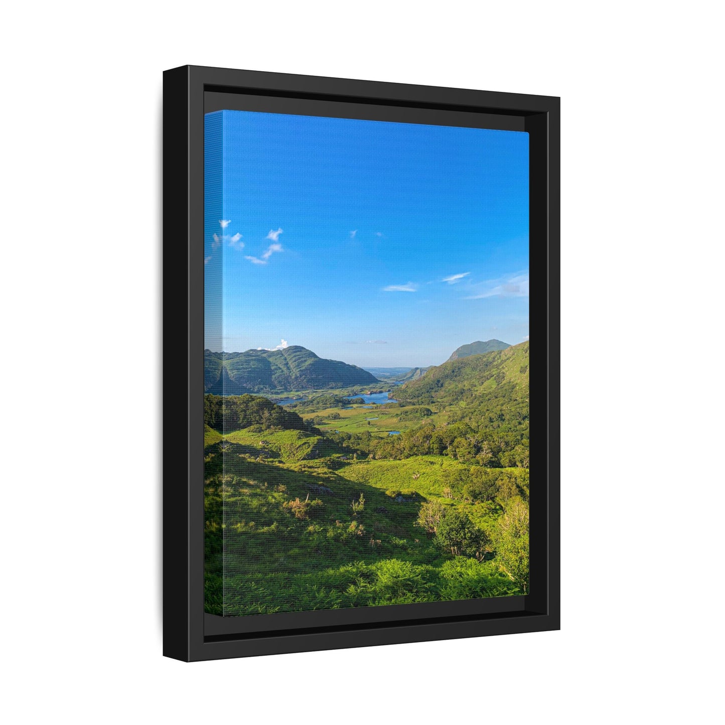 Beautiful Ladies View Matte Canvas, Framed (Multi-color)