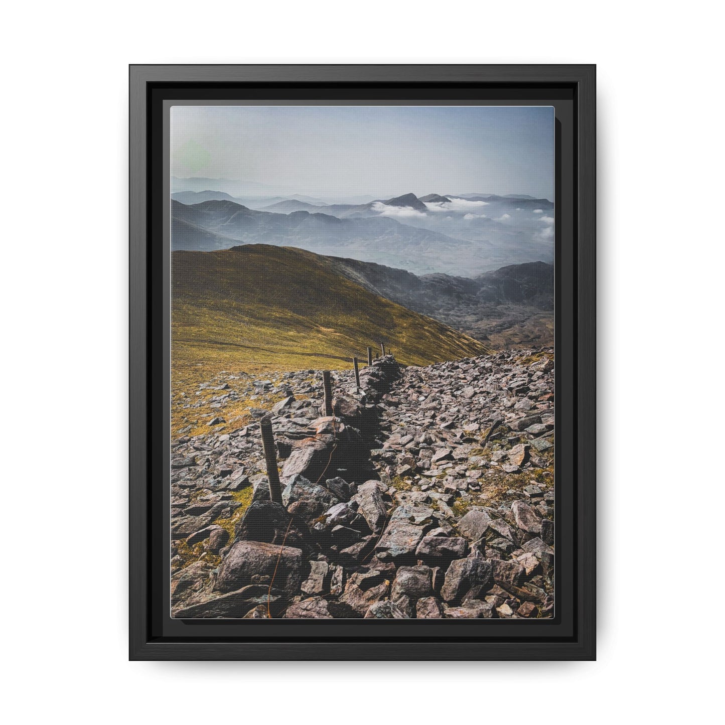 Wall Matte Canvas, Framed (Multi-color)