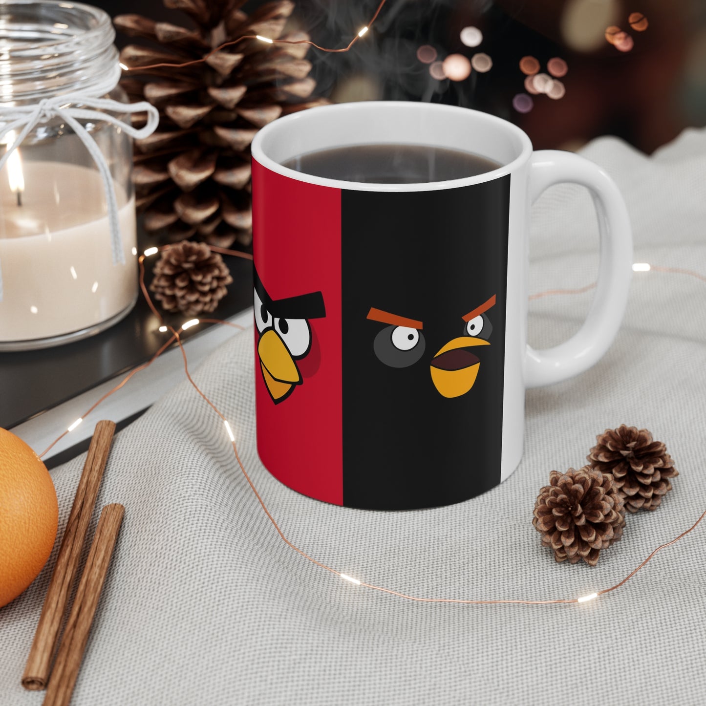 Birds Ceramic Coffee Mug - Fun & Colorful 11oz/15oz Designs for Gamers