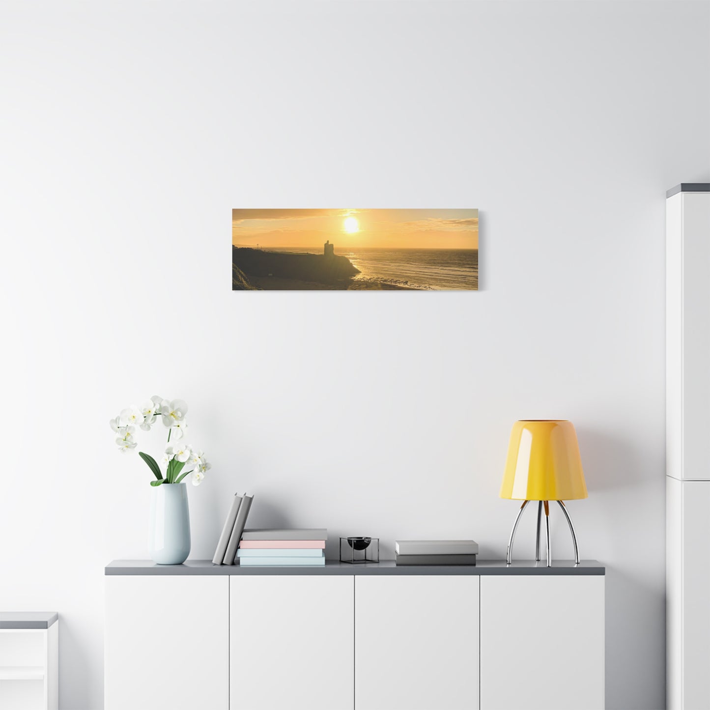 Ballybunion Sunset Castle Matte Canvas, Stretched, 1.25"