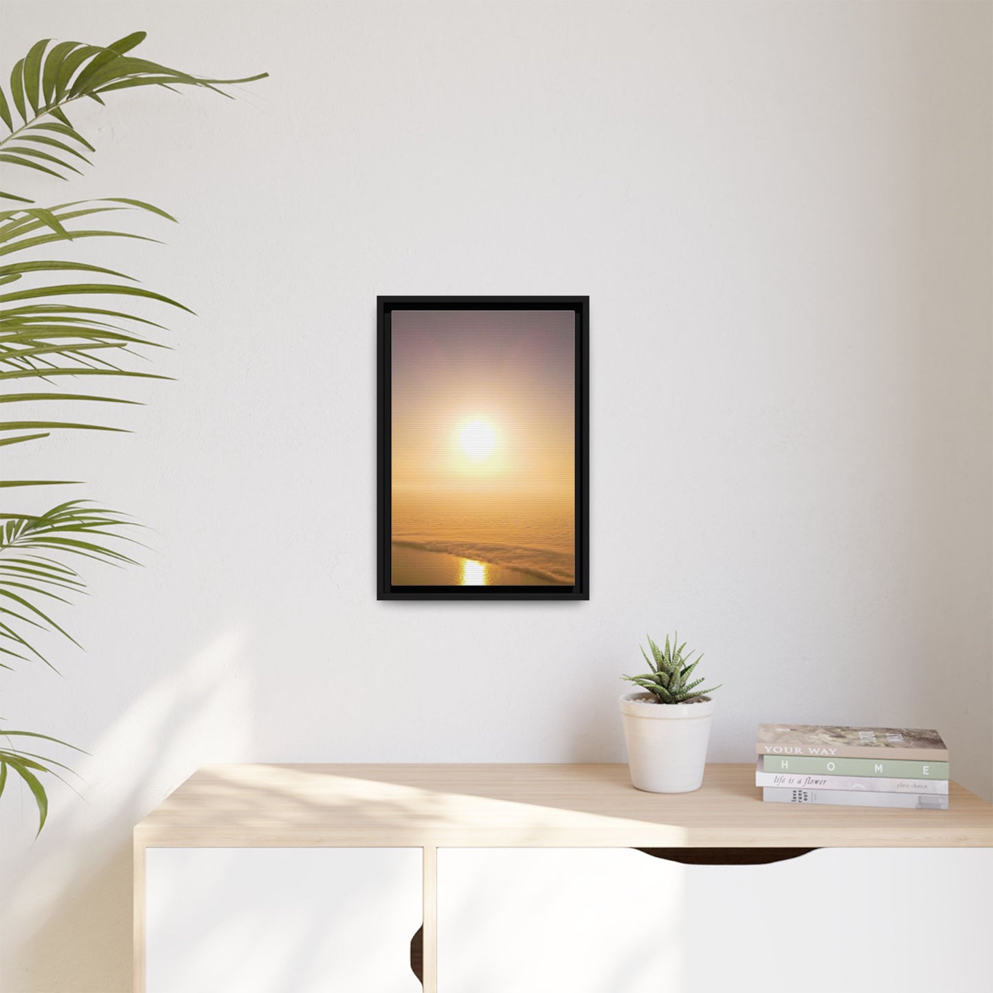 Sunset on Mount Brandon Matte Canvas, Framed (Multi-color)