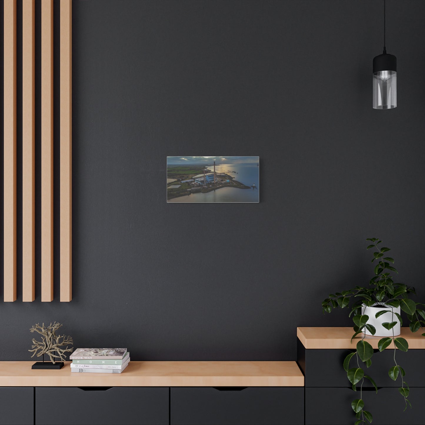 Tarbert Power Station Matte Canvas, Stretched, 1.25"