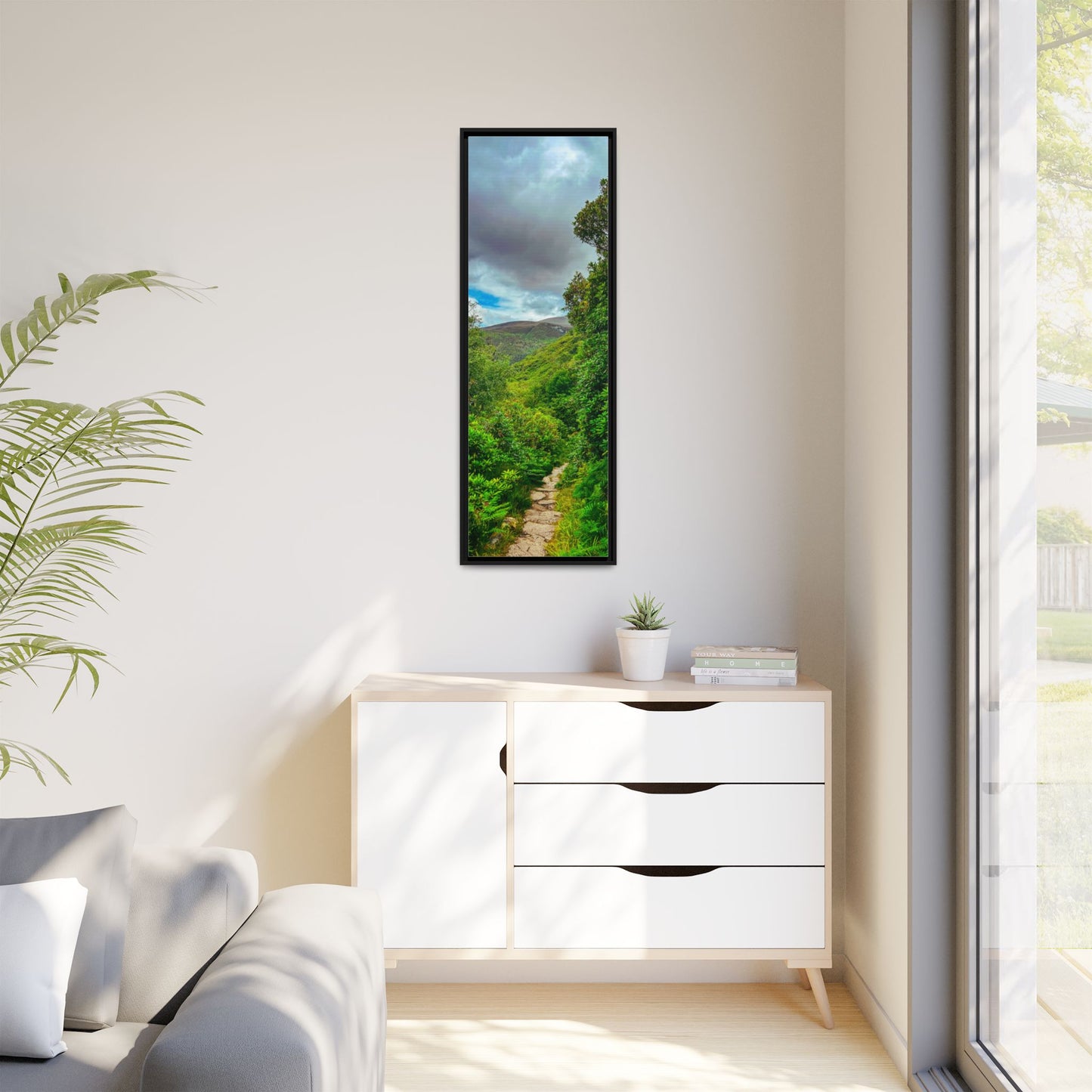 Torc Trail Matte Canvas, Framed (Multi-color)
