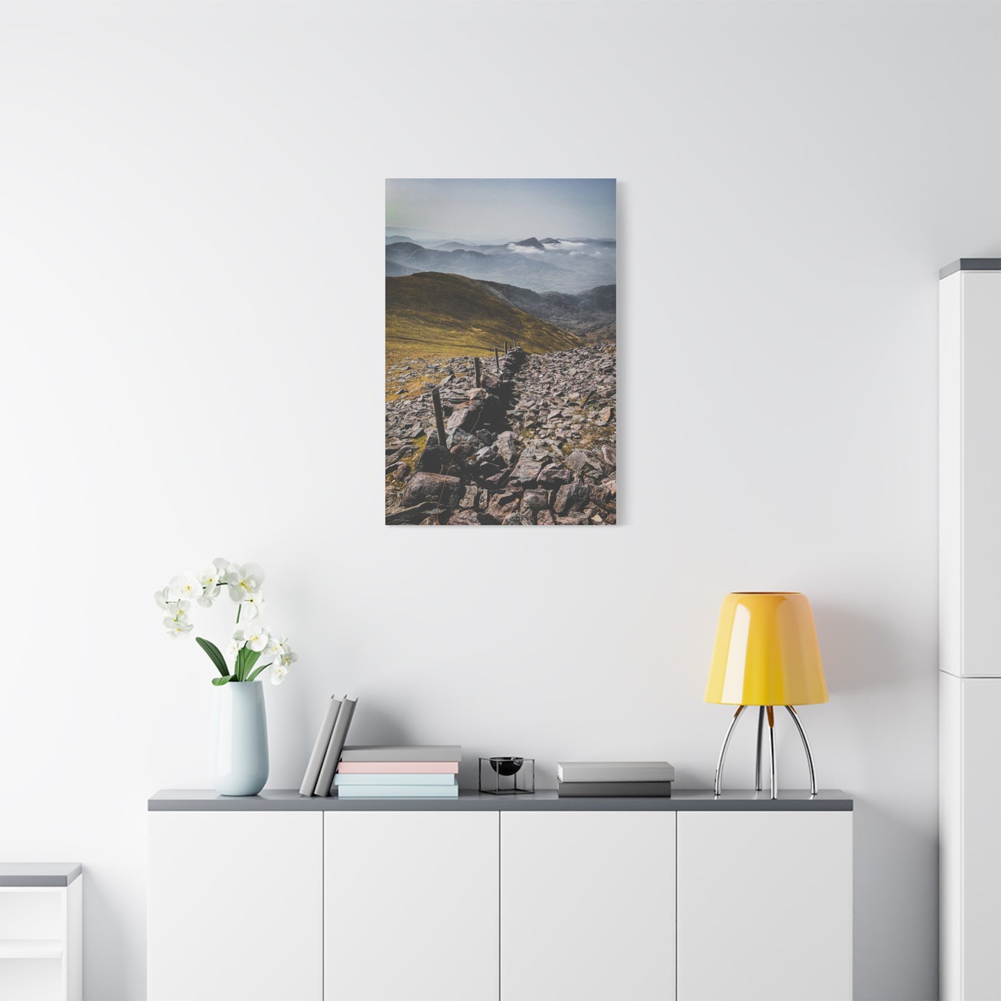 Wall in Mountains Matte Canvas, Stretched, 1.25"
