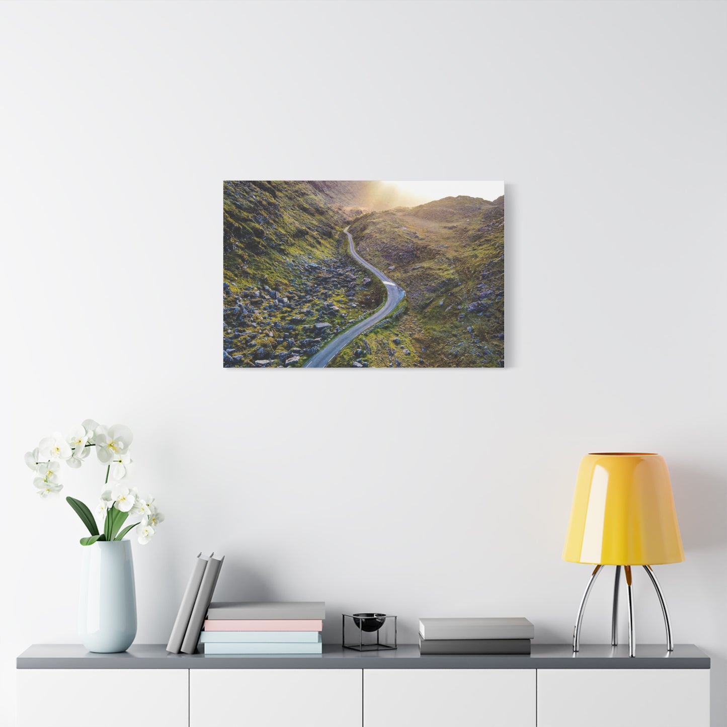 Valley Road Matte Canvas, Stretched, 1.25"
