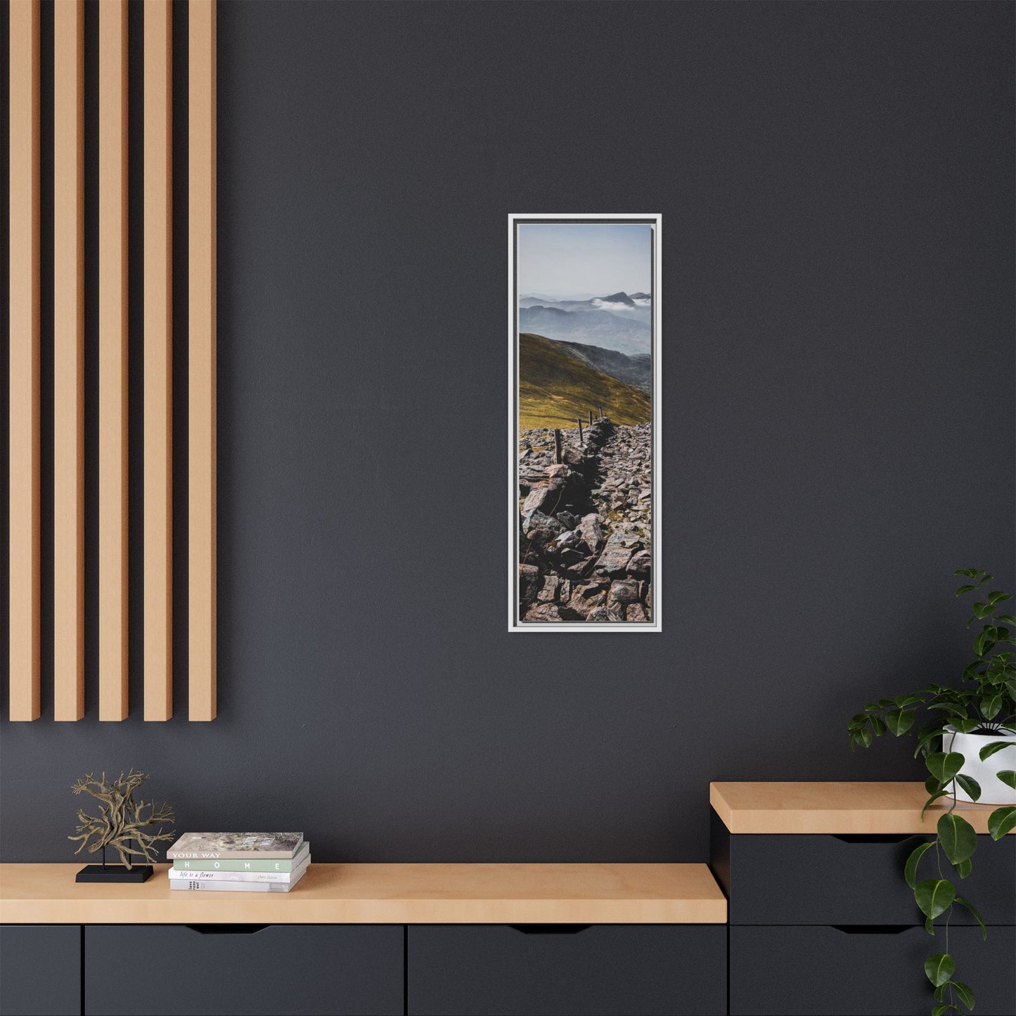 Wall Matte Canvas, Framed (Multi-color)