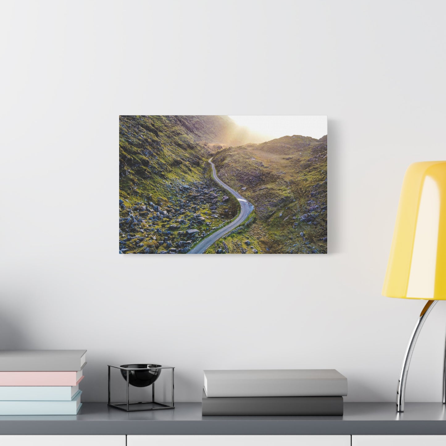 Valley Road Matte Canvas, Stretched, 1.25"