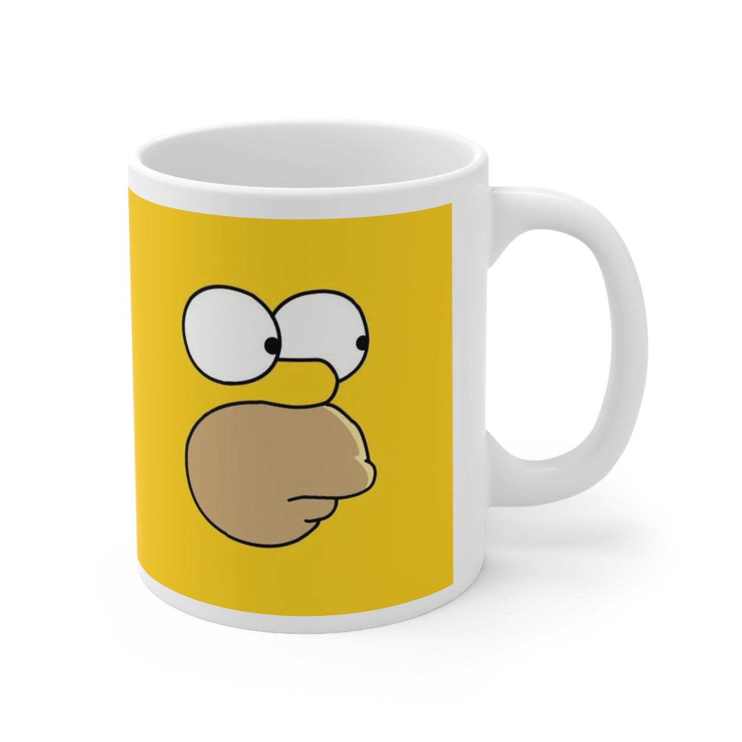 Whimsical Yellow Ceramic Coffee Cup – Perfect for Daily Caffeine Fix or Gift