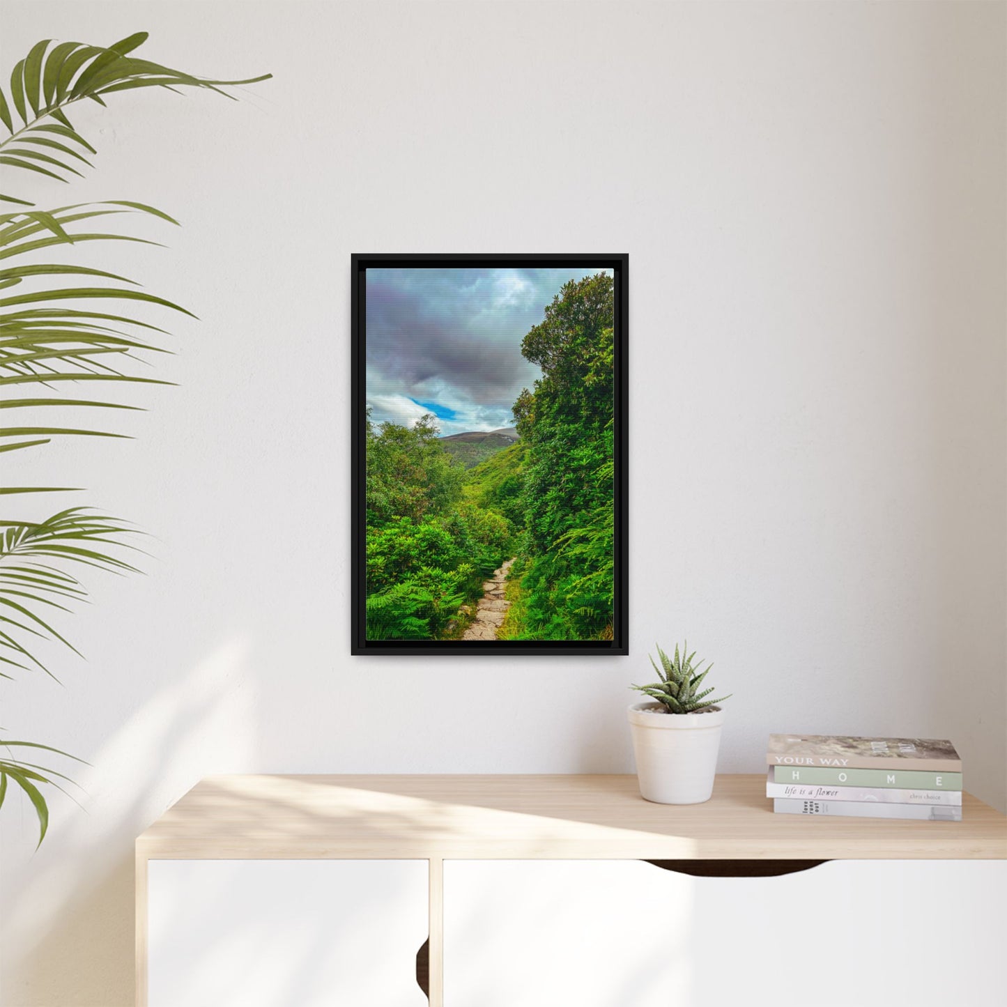Torc Trail Matte Canvas, Framed (Multi-color)