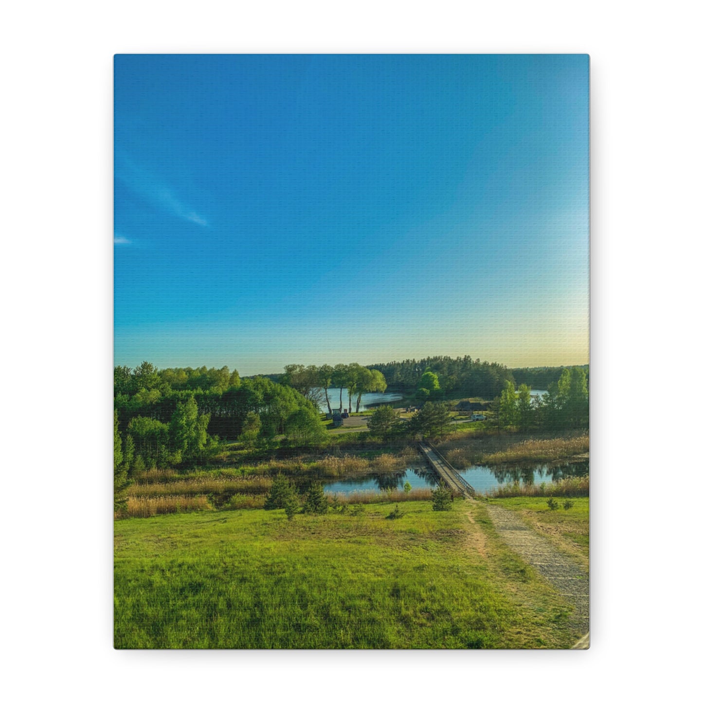 Zagare Lake, Lithuania Matte Canvas, Stretched, 1.25"
