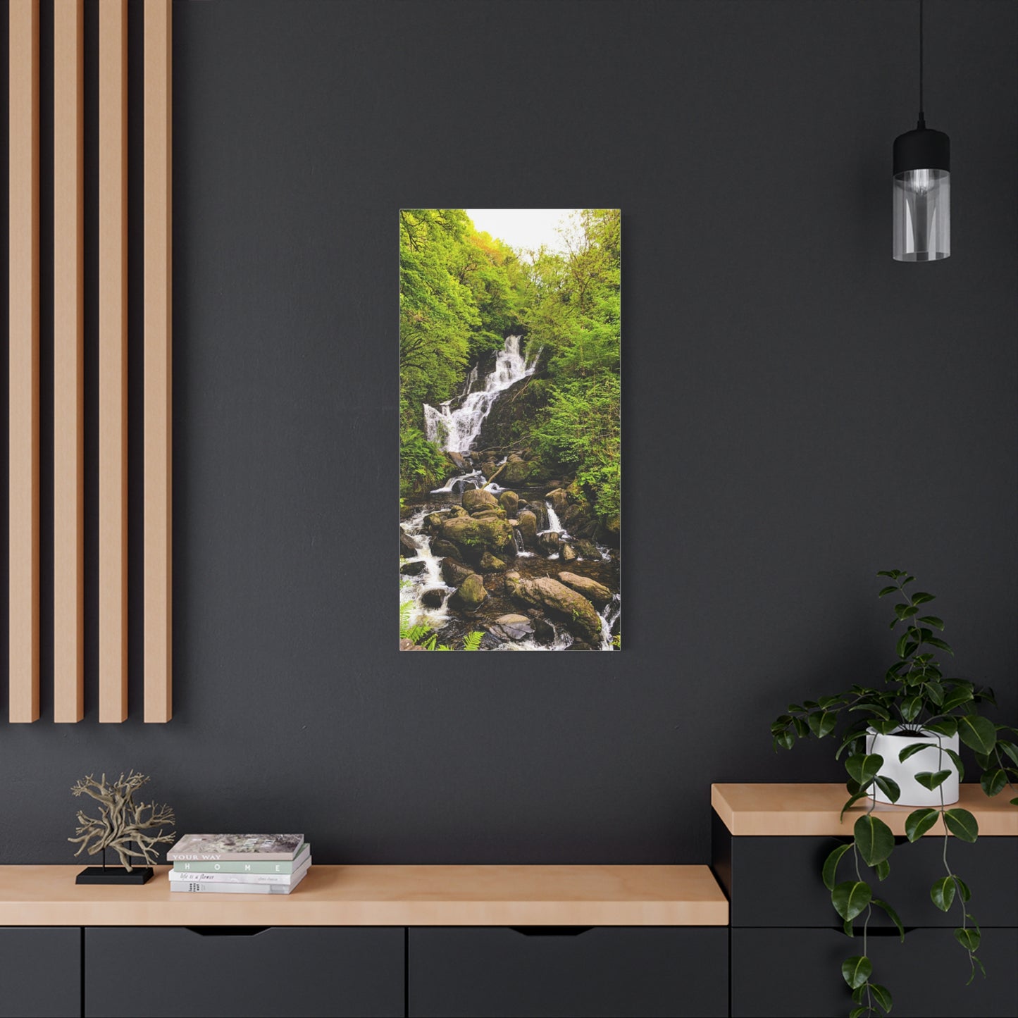 Torc waterfall Matte Canvas, Stretched, 1.25"