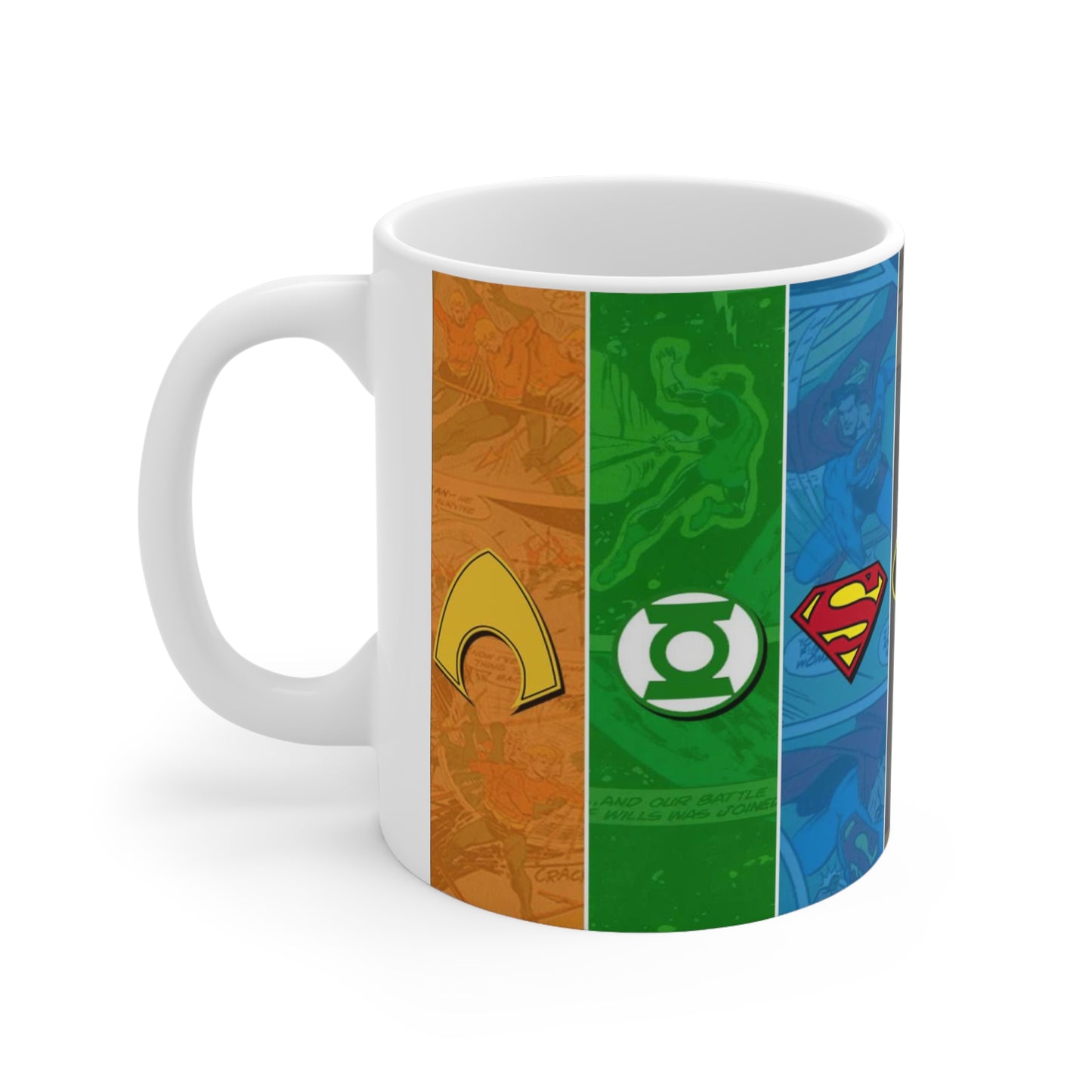Superhero Ceramic Coffee Cups - 11oz & 15oz - Perfect Gift for Comic Fans