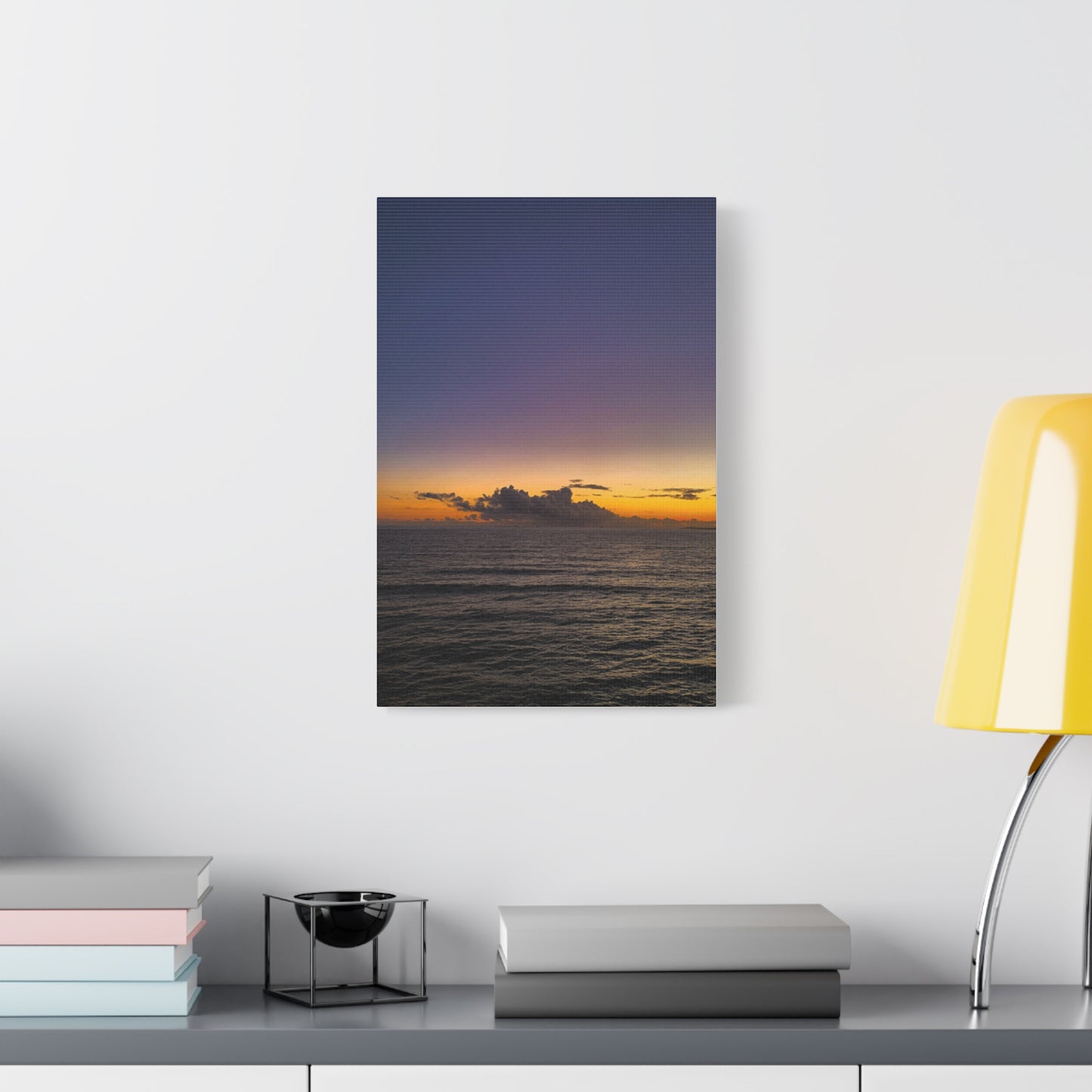 Sunset in Ocean 2 Matte Canvas, Stretched, 1.25"