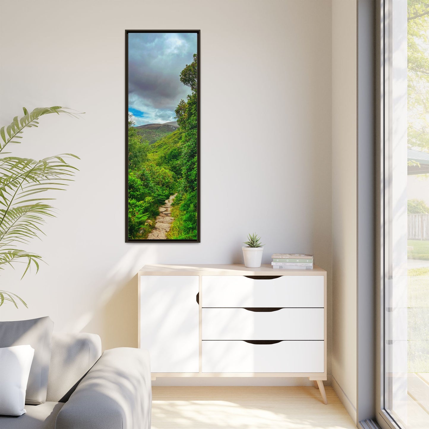 Torc Trail Matte Canvas, Framed (Multi-color)
