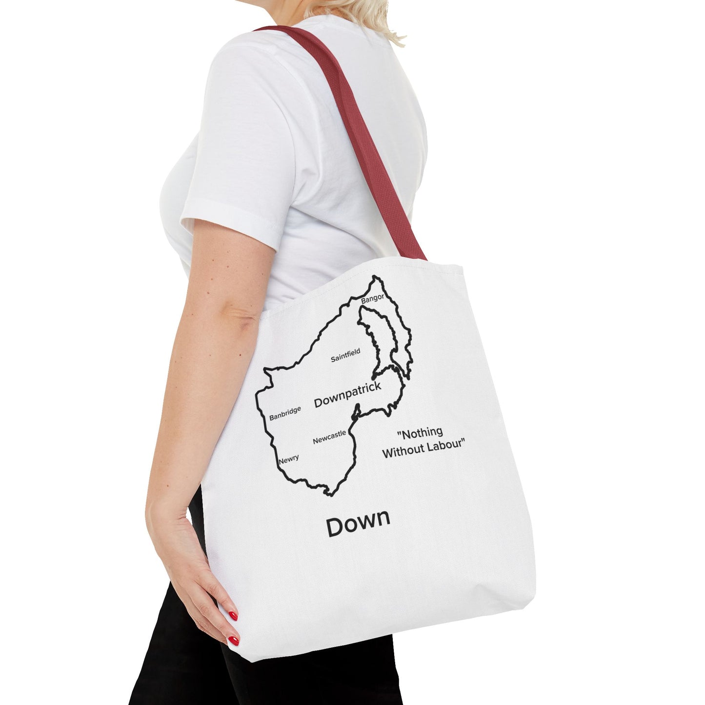 Down Tote Bag White Edition