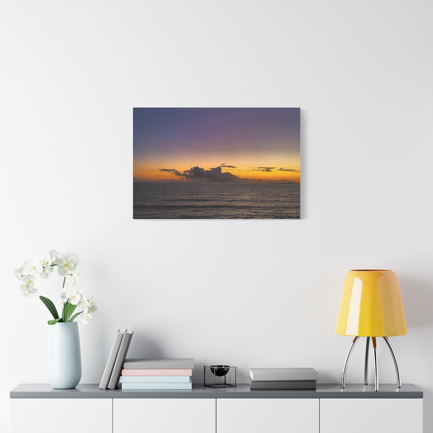 Sunset in Ocean 2 Matte Canvas, Stretched, 1.25"