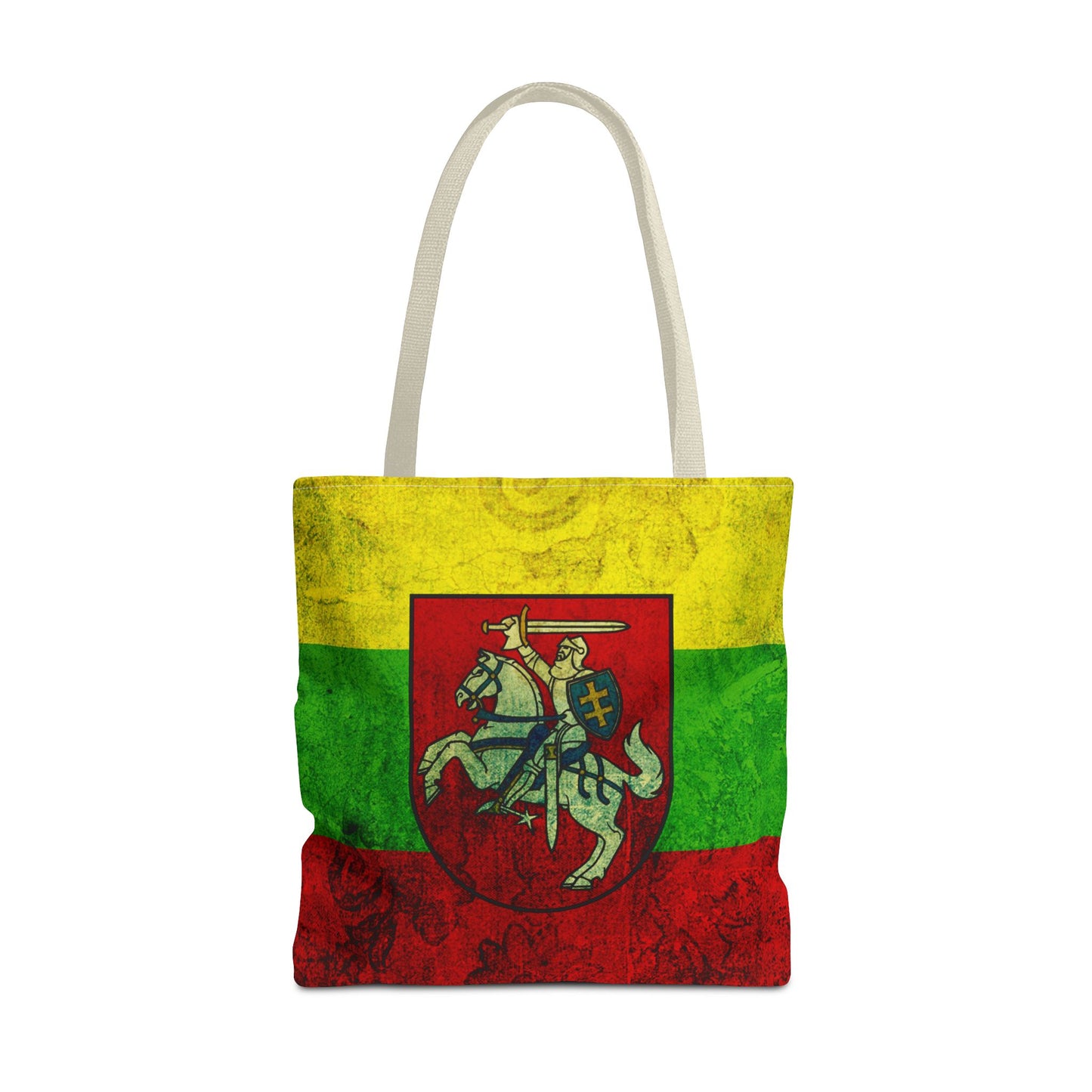 Vintage Lithuanian Crest Tote Bag - Perfect for Festivals, Travel, and Daily Use