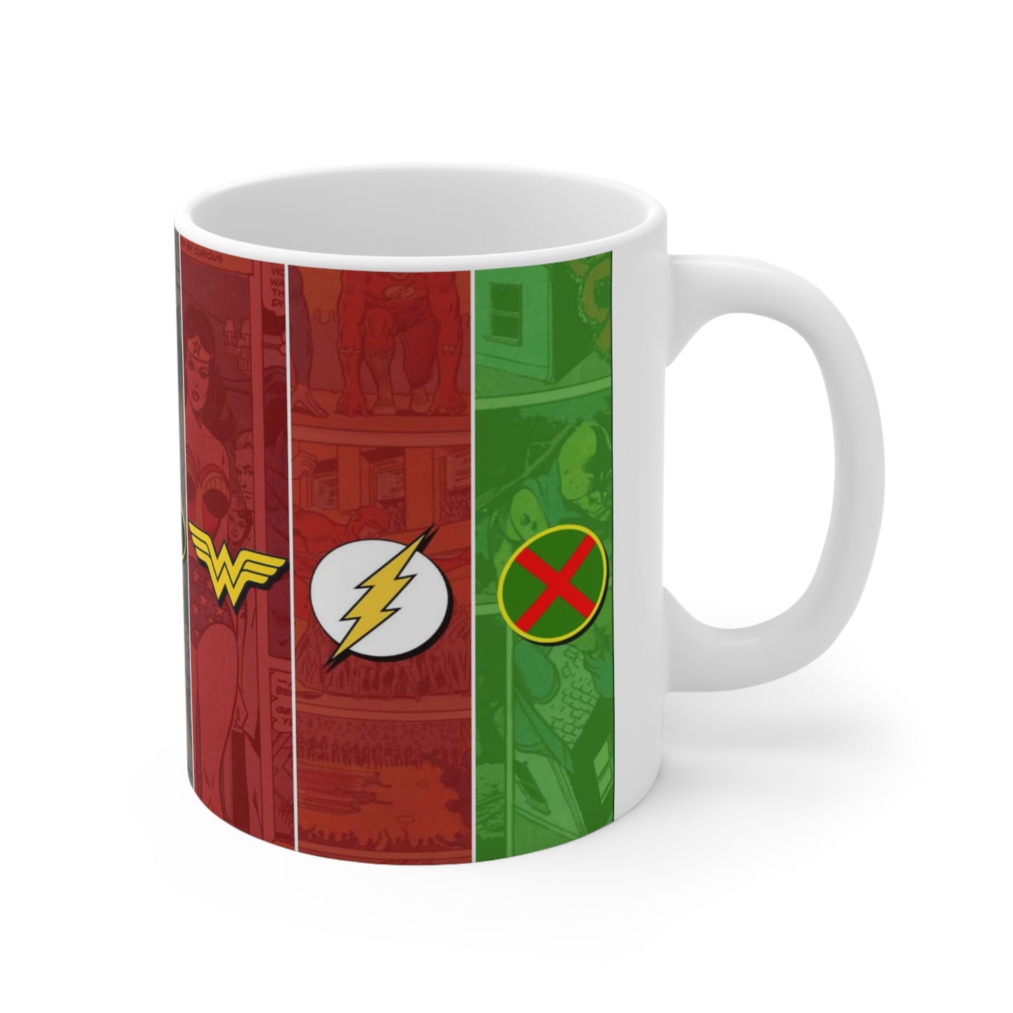 Superhero Ceramic Coffee Cups - 11oz & 15oz - Perfect Gift for Comic Fans
