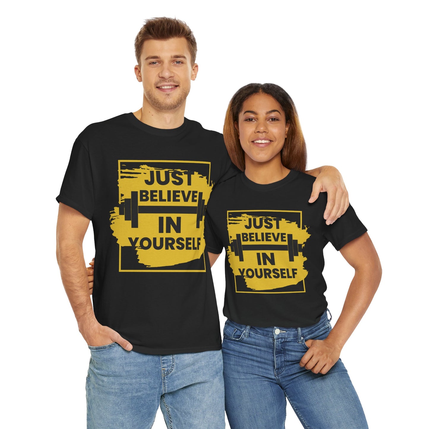 Motivational Fitness Tee - Just Believe in Yourself