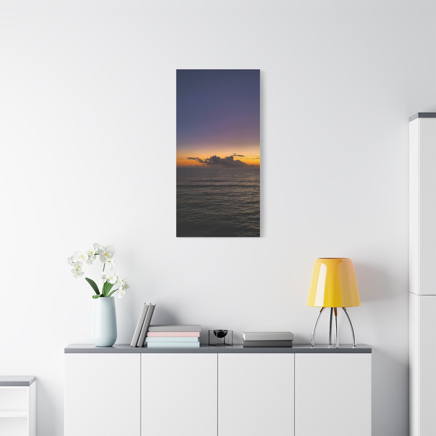 Sunset in Ocean 2 Matte Canvas, Stretched, 1.25"
