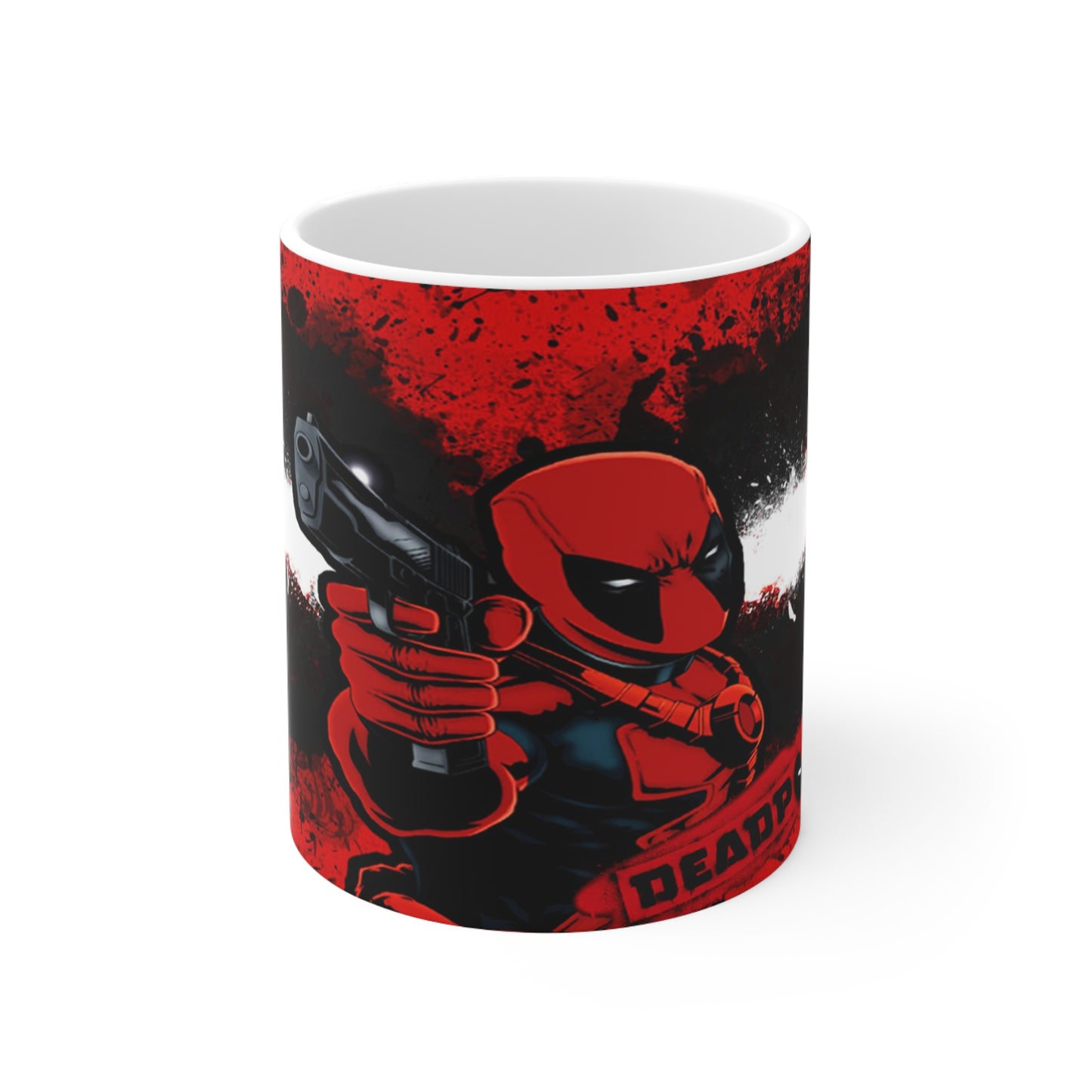 Deadpool-Inspired Ceramic Coffee Mug - 11oz & 15oz | Perfect for Comic Fans & Superhero Lovers