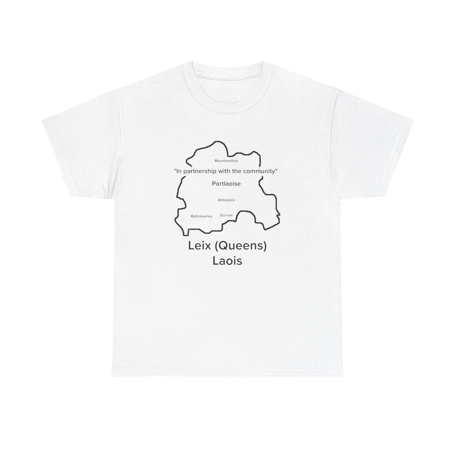Laois Unisex Heavy Cotton Tee White Edition