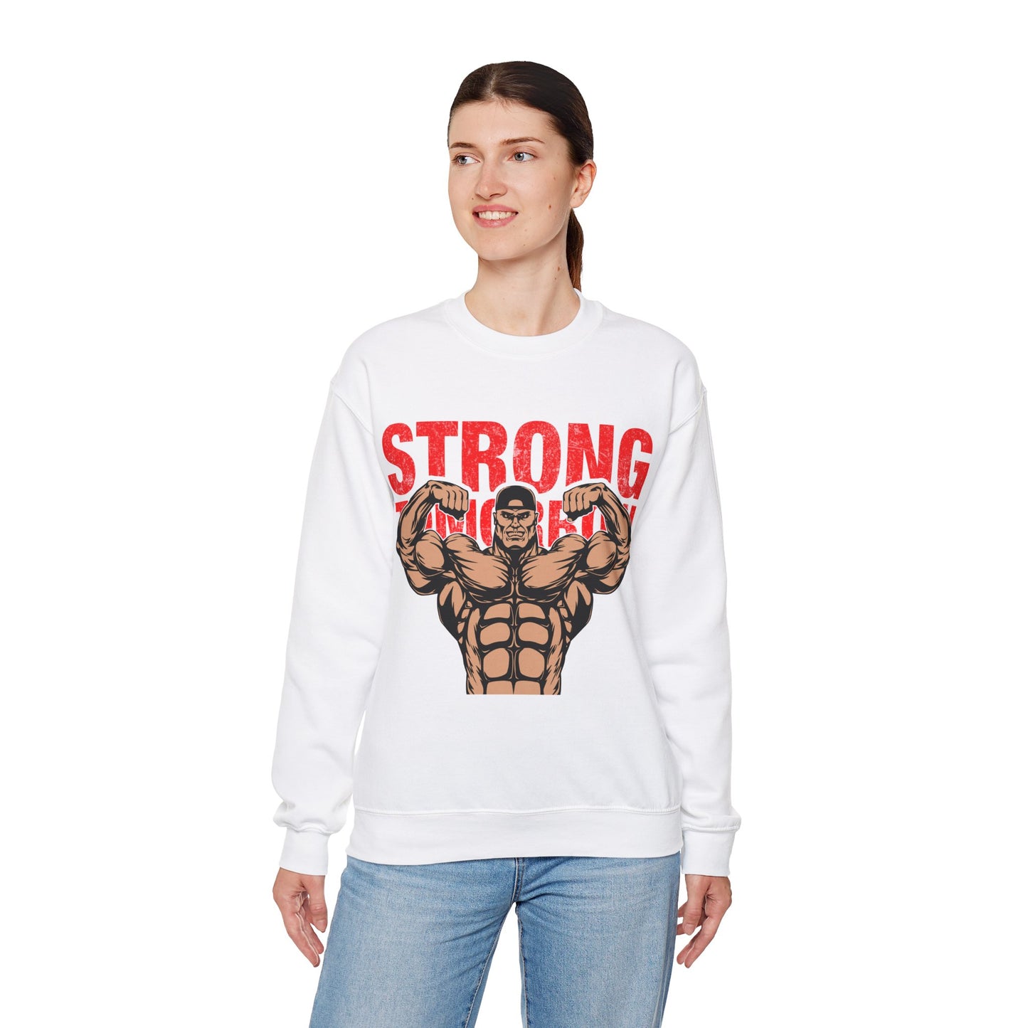 Sore Today, Strong Tomorrow Unisex Heavy Blend™ Crewneck Sweatshirt - Fitness Motivation Sweatshirt