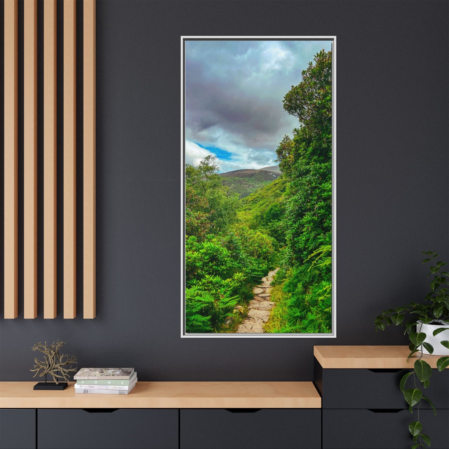 Torc Trail Matte Canvas, Framed (Multi-color)