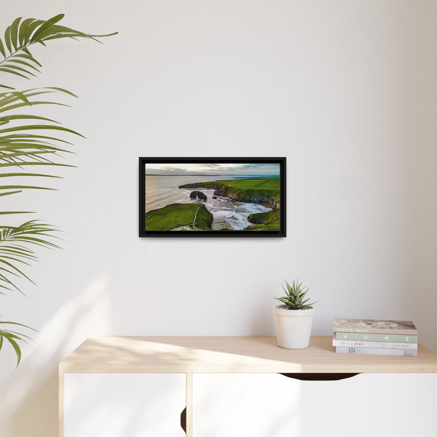 Virgin Rock Matte Canvas, Framed (Multi-color)