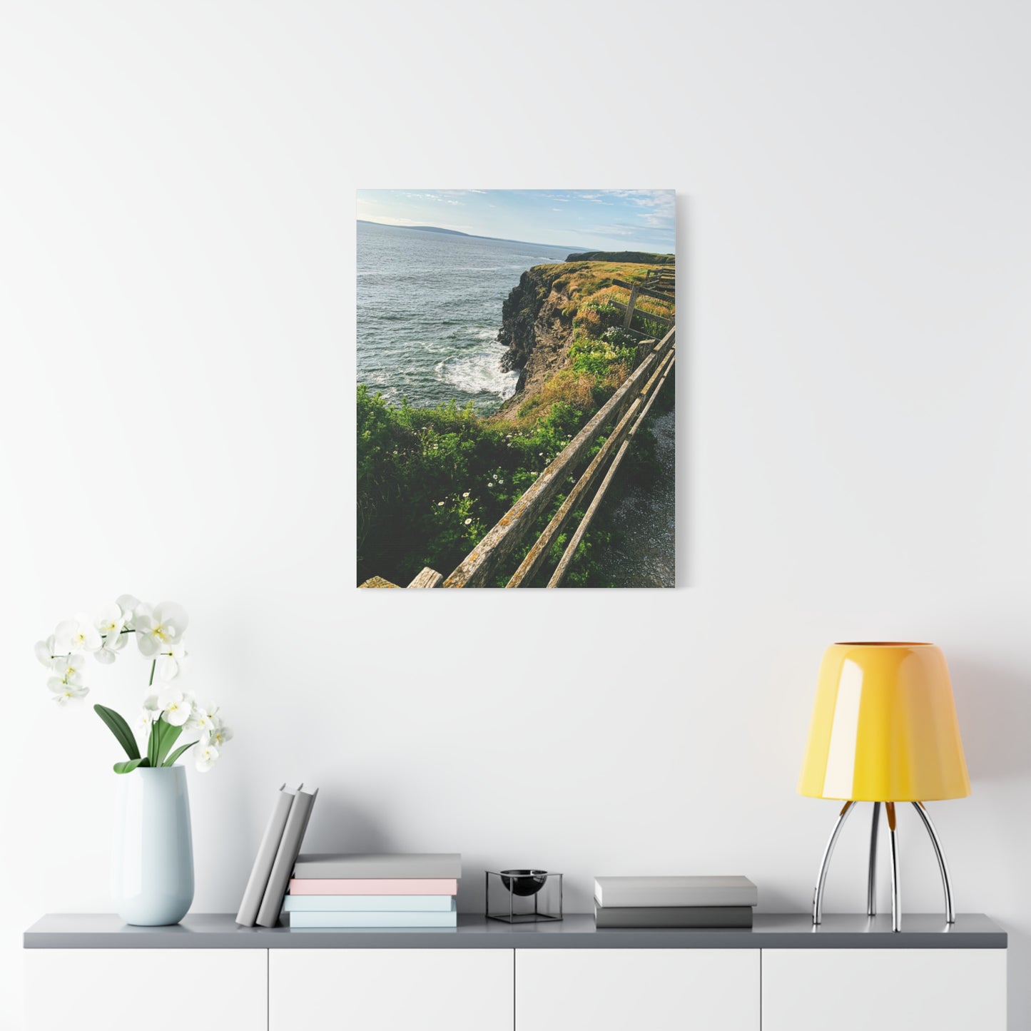 Ballybunion Cliff Walk Matte Canvas, Stretched, 1.25"