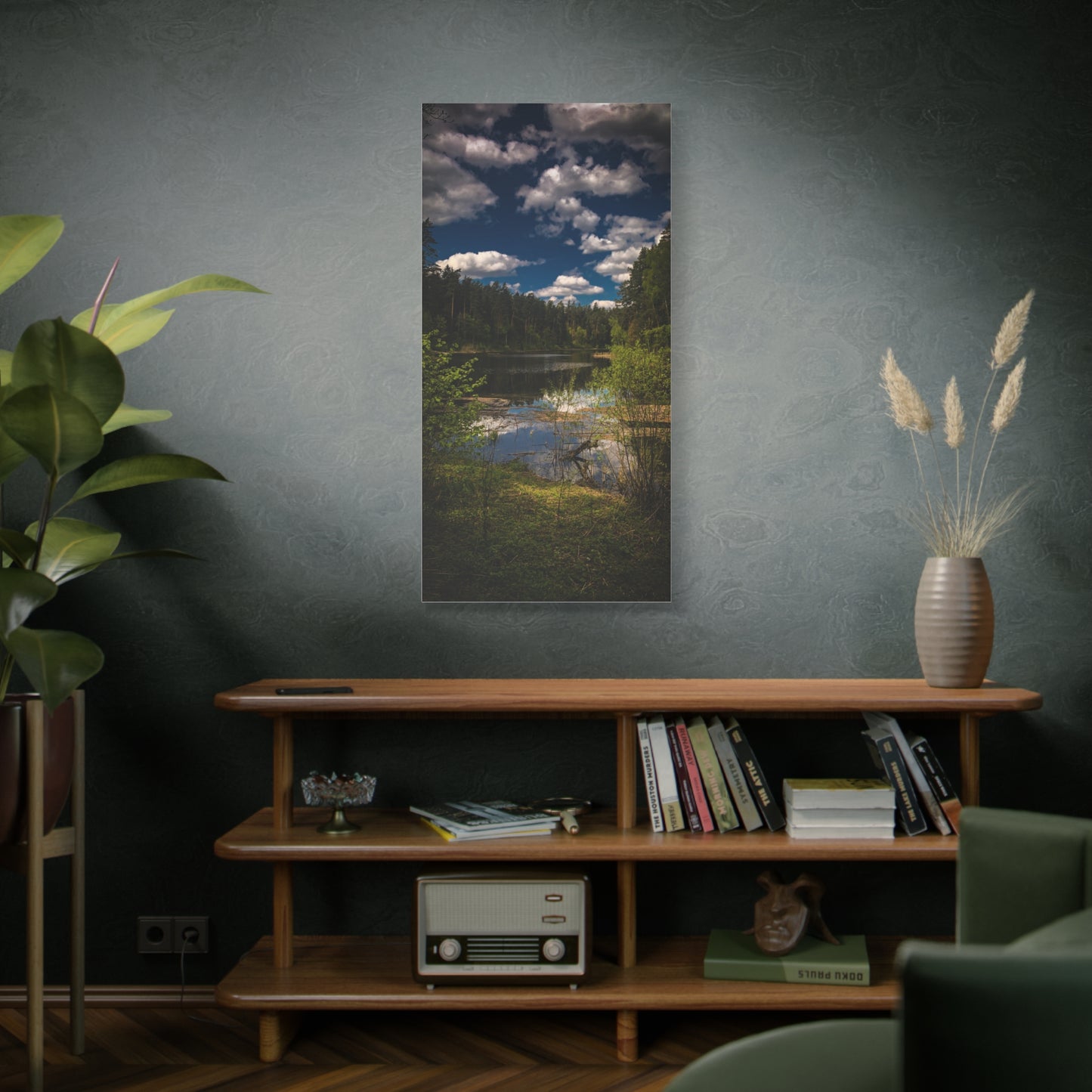 Vilnius Lake, Lithuania Matte Canvas, Stretched, 1.25"